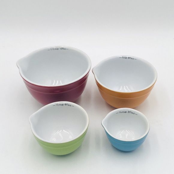 Sandra Lee Ceramic Measuring Cup Set Multicolor with Measuring Spoon Set - Picture 6 of 12